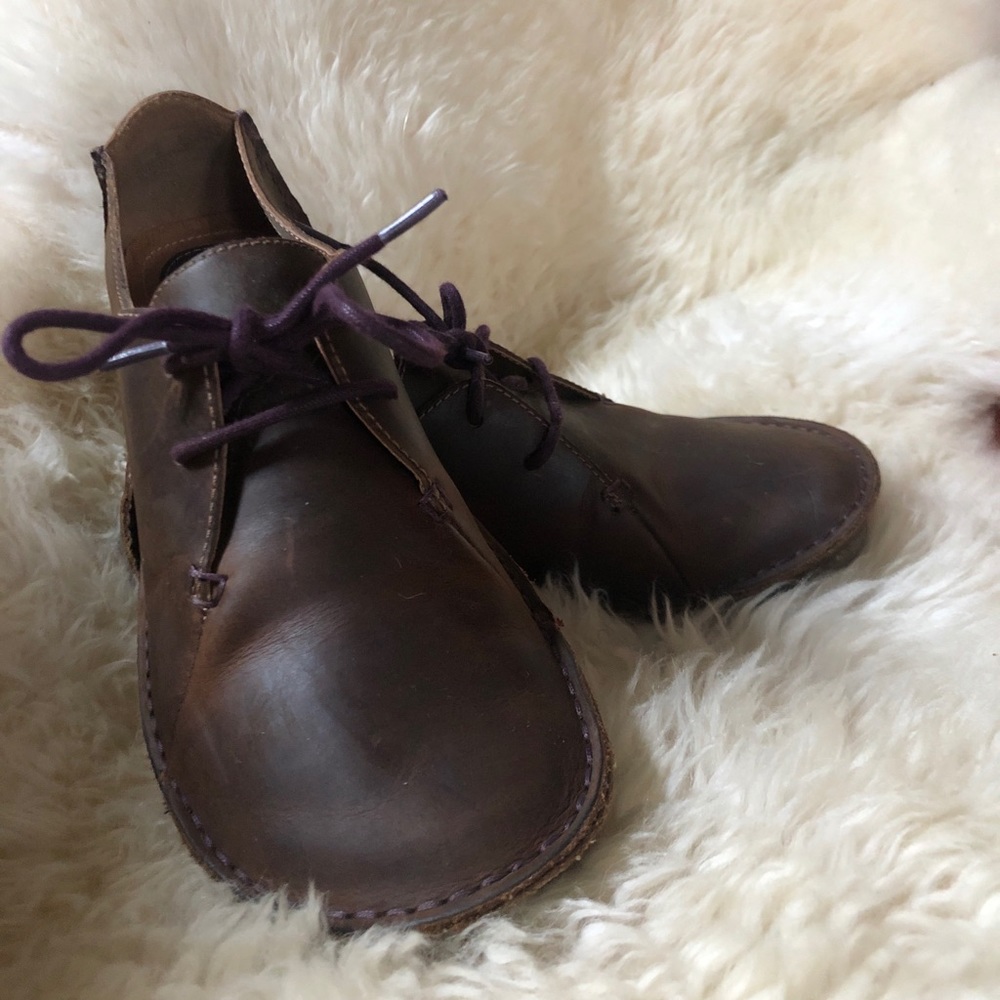 Clarks leather shoe
